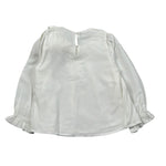 Miss Grant Camicia Manica Lunga tinta unita Bianco per Bambina MG1476J BIANCO MISS GRANT 