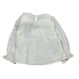 Miss Grant Camicia Manica Lunga tinta unita Bianco per Bambina MG1476J BIANCO MISS GRANT 