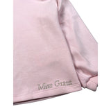 Miss Grant Felpa tinta unita Collo Rosa per Bambina MG1480 ROSA MISS GRANT 