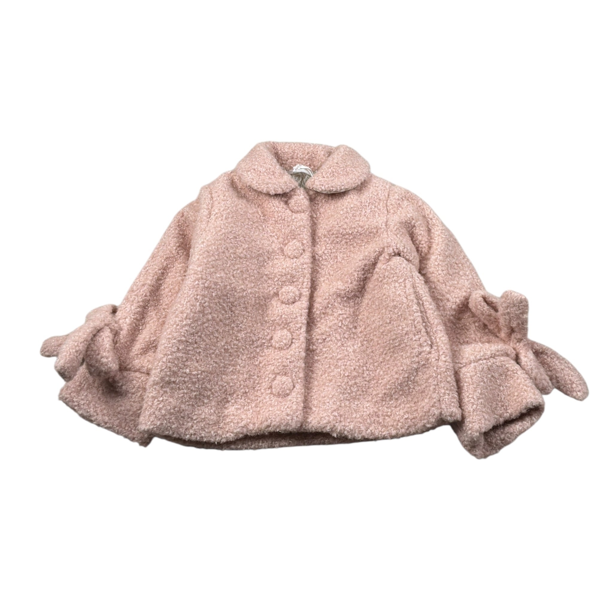 Miss Grant Cappotto tinta unita Rosa per Bambina MG1493 ROSA MISS GRANT 