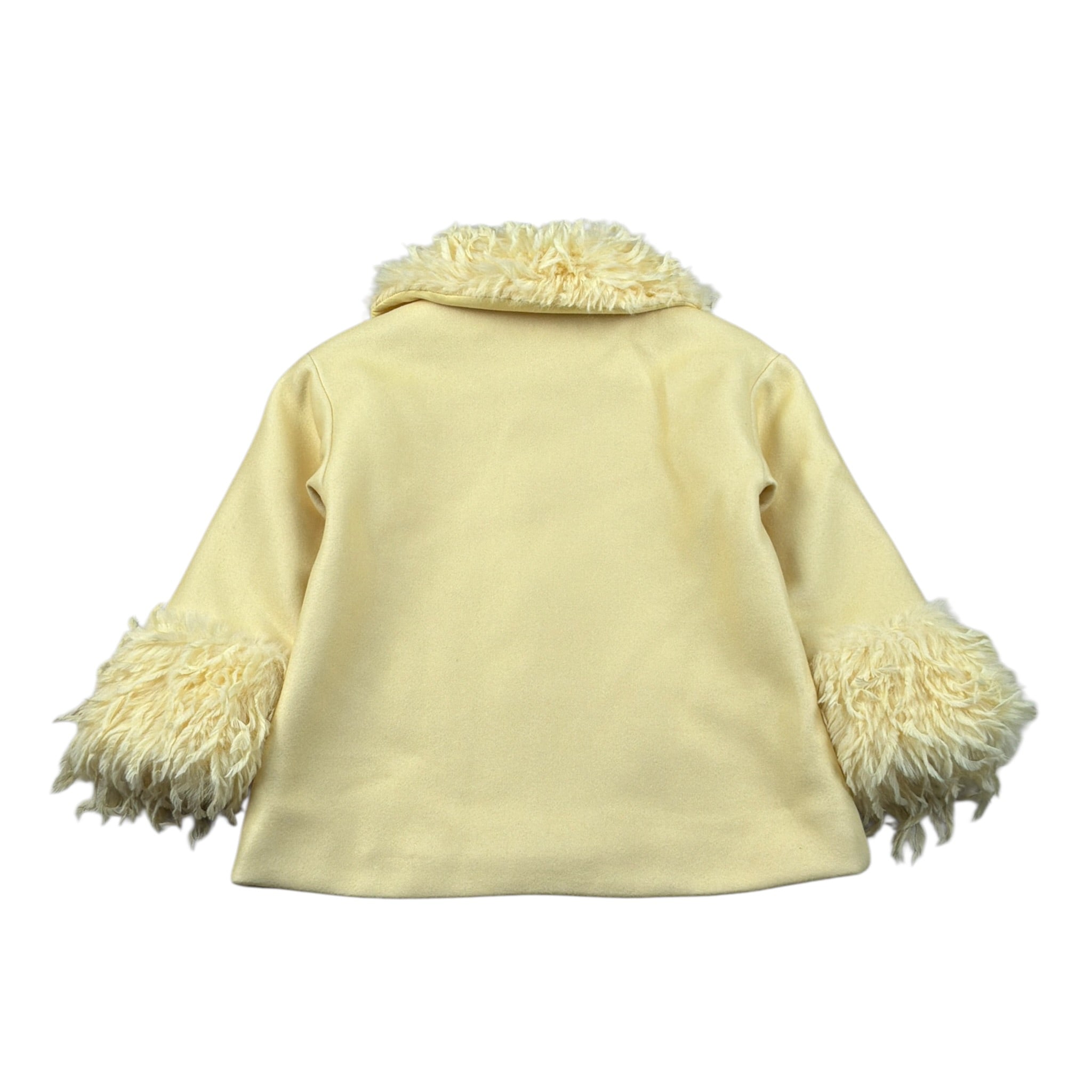 Miss Grant Cappotto tinta unita Giallo per Bambina MG1529 GIALLO MISS GRANT 