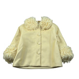 Miss Grant Cappotto tinta unita Giallo per Neonata MG1529N GIALLO MISS GRANT 