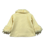 Miss Grant Cappotto tinta unita Giallo per Neonata MG1529N GIALLO MISS GRANT 