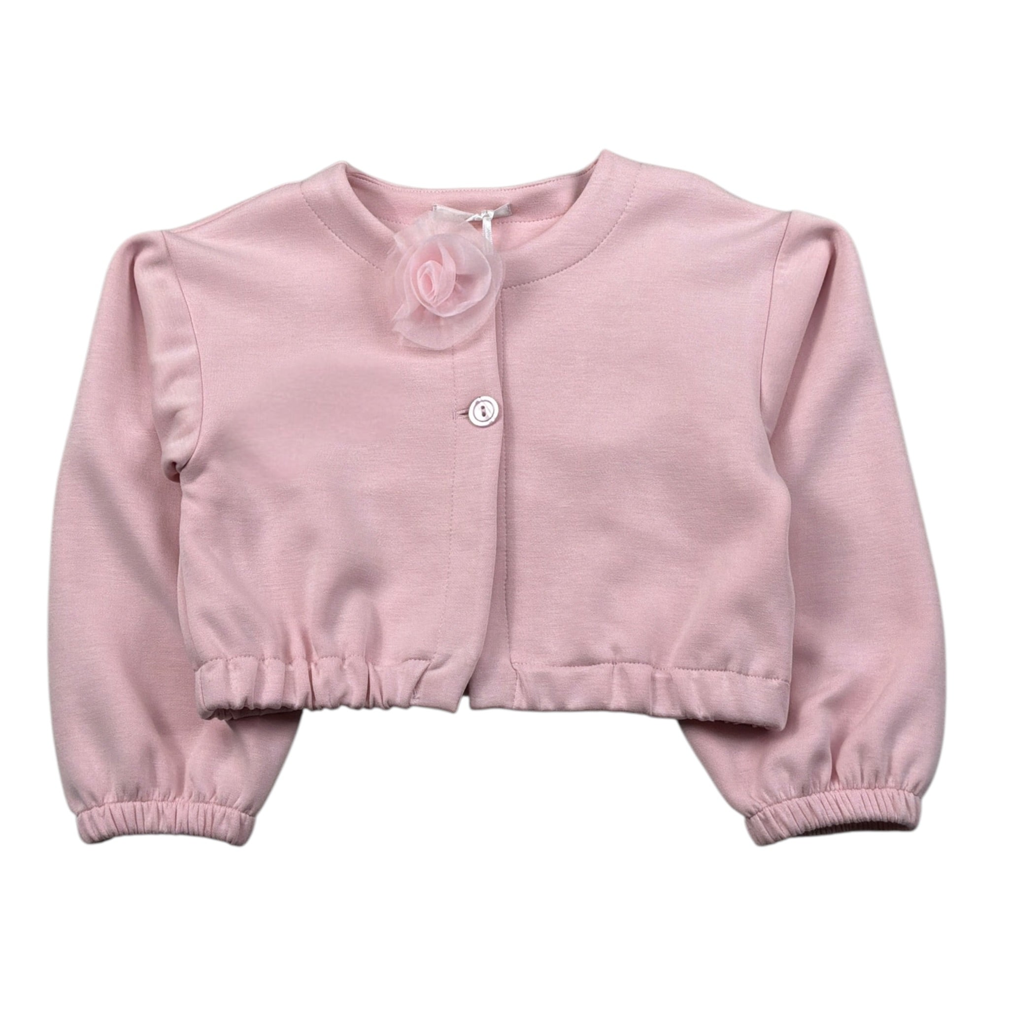 Miss Grant Giacca tinta unita con Spille Rosa per Bambina MG1549 ROSA MISS GRANT 