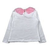 Miss Grant Completo 2 Pezzi Shirt-Gonna Panna/Verde per Bambina MG1552X PANNA/VERDE MISS GRANT 