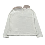 Miss Grant Shirt tinta unita con Stampa Bianco per Bambina UE1939 BIANCO MISS GRANT 