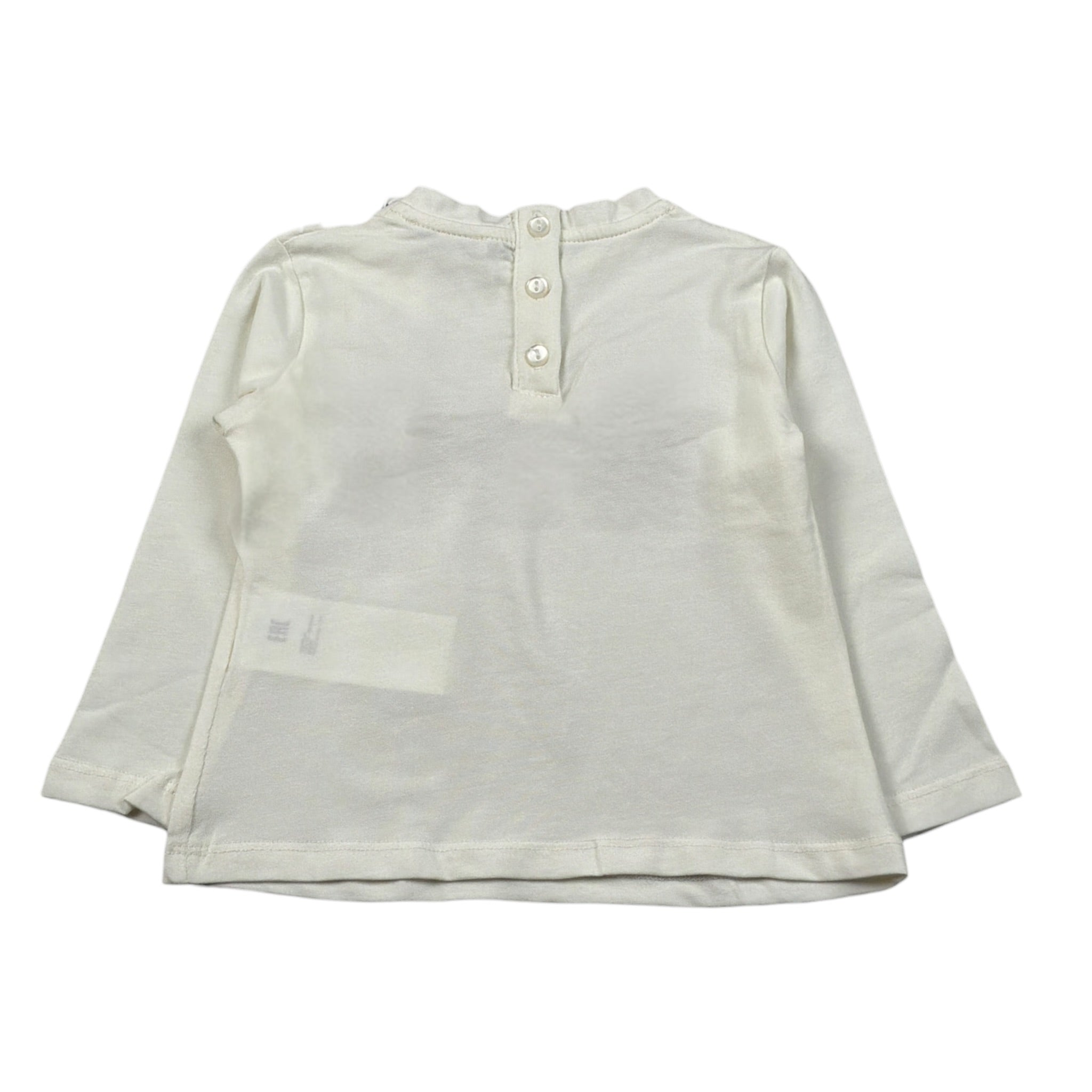 Miss Grant Shirt tinta unita con Stampa Panna per Neonata UE2040XX PANNA MISS GRANT 