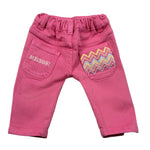 Missoni Pantalone tinta unita con Elastico In Vita Rosa per Neonata MV6050 ROSA MISSONI 