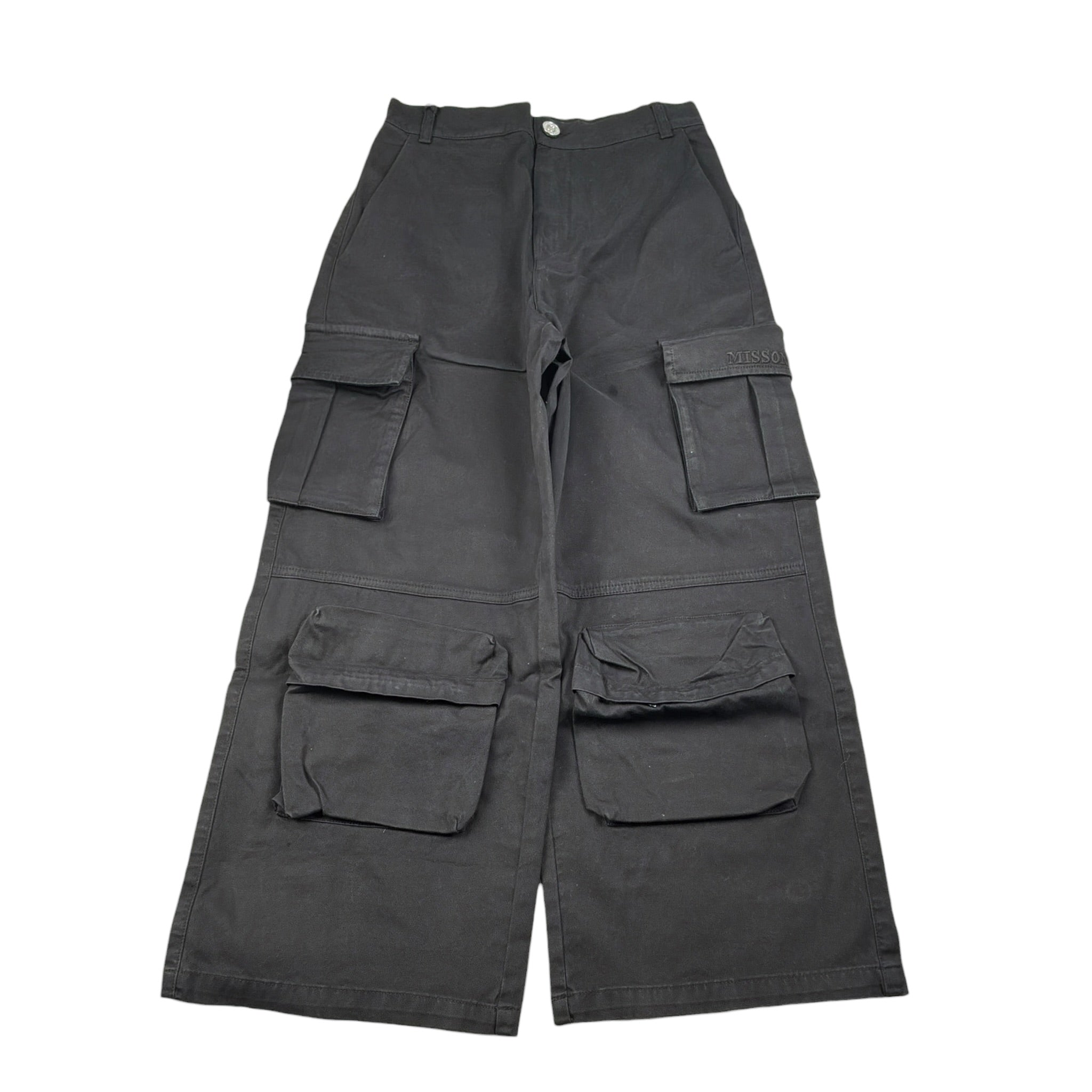 Missoni Pantalone tinta unita Modello A Palazzo Nero per Bambina MV6Q40 NERO MISSONI 