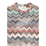 Missoni Camicia tinta unita con Fantasia Panna per Bambina MX5A20 PANNA MISSONI 
