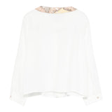 Missoni Camicia tinta unita con Paillettes Bianco per Bambina MX5A50 BIANCO MISSONI 