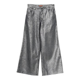 Missoni Pantalone Modello A Palazzo tinta unita Grigio per Bambina MX6B20 GRIGIO MISSONI 