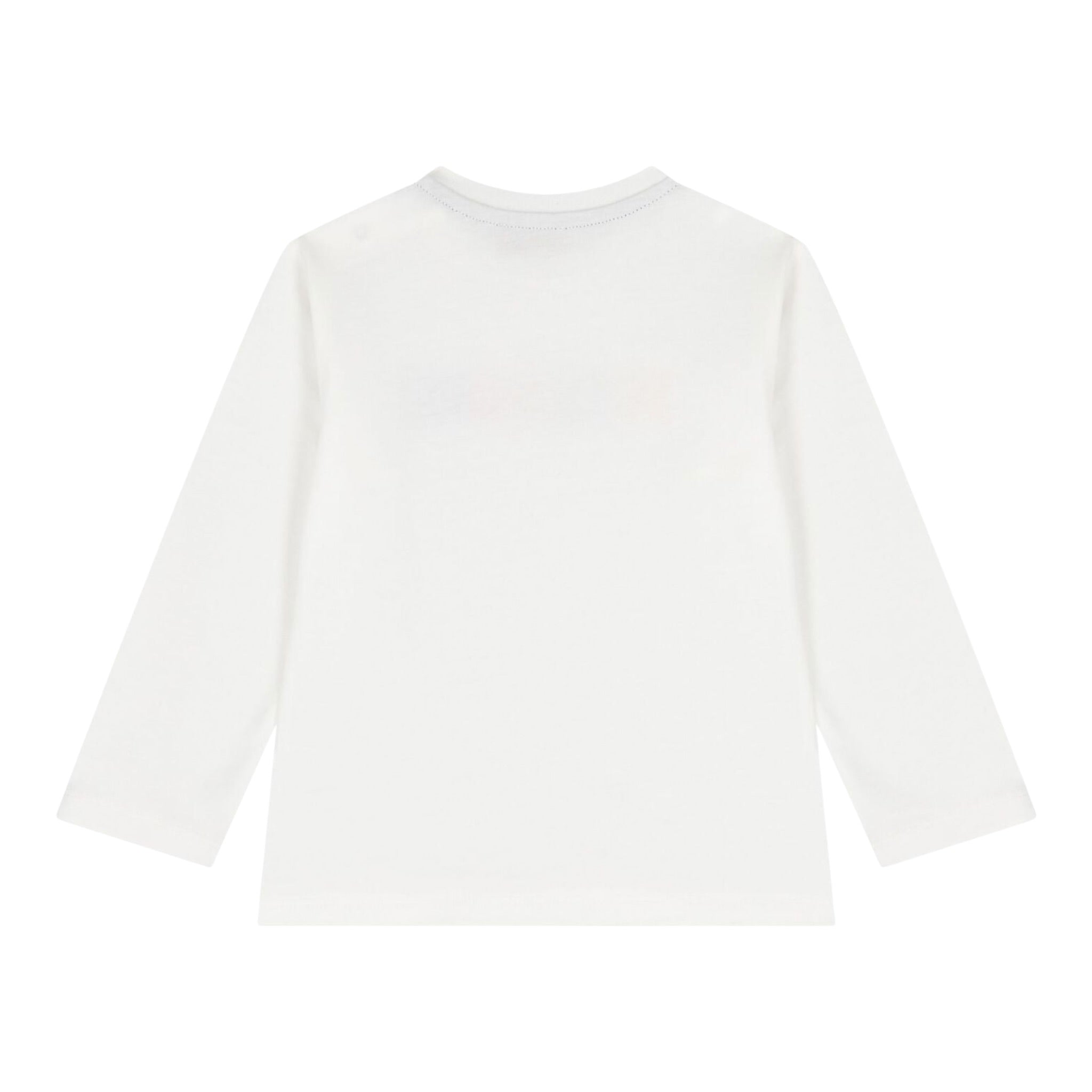 Missoni Shirt Girocollo tinta unita con Stampa Bianco per Neonato MX8510 BIANCO MISSONI 