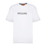 Missoni T-Shirt tinta unita con Stampa Bianco per Bambino MX8P91 BIANCO MISSONI 