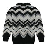 Missoni Maglia Bicolore con Fantasia Nero per Bambina MX9P00 NERO MISSONI 