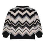 Missoni Cardigan Bicolore con Fantasia Bianco per Bambina MX9P10 BIANCO MISSONI 