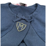 Monnalisa Coprispalle tinta unita Blu per Bambina 114816AN BLU MONNALISA 