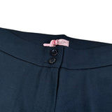 Monnalisa Pantalone tinta unita con Girovita Regolabile Blu per Bambina 118403 BLU MONNALISA 