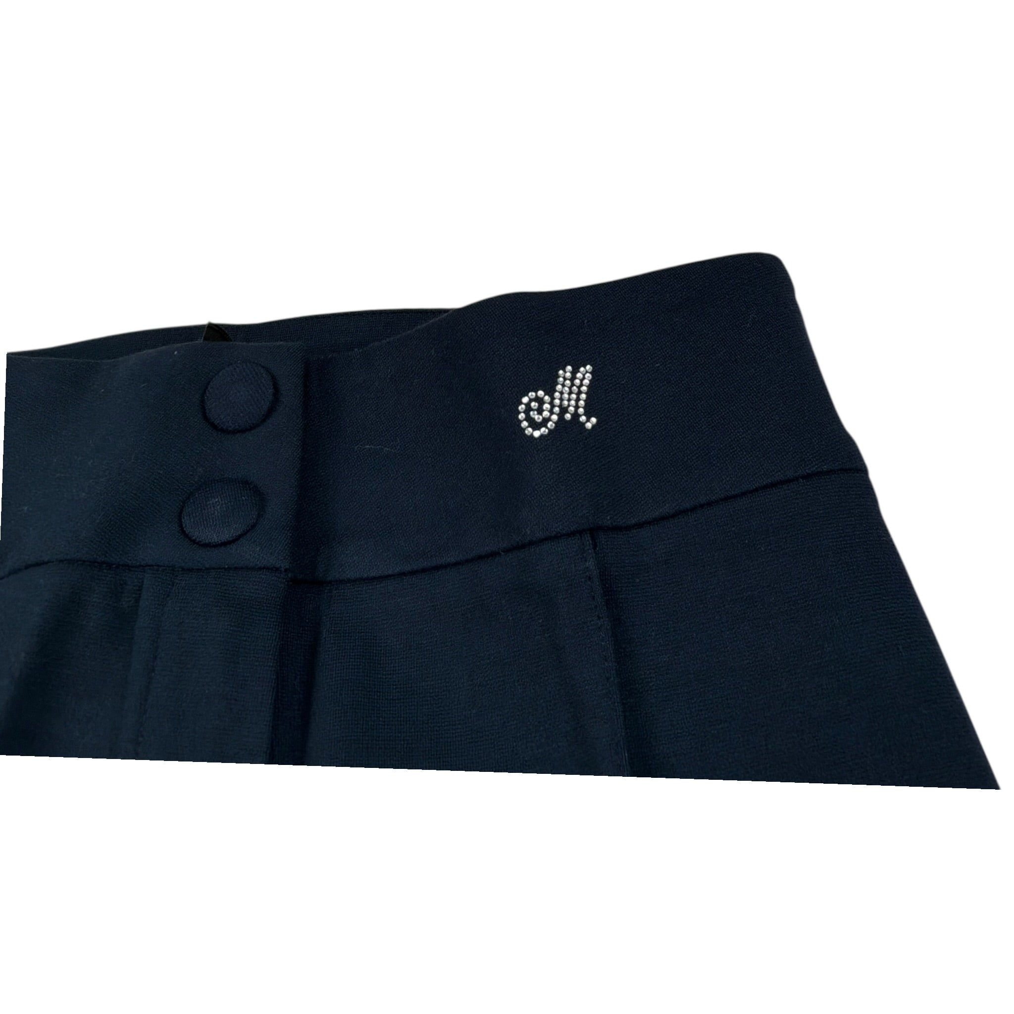 Monnalisa Pantalone tinta unita Modello A Palazzo Blu per Bambina 118410 BLU MONNALISA 