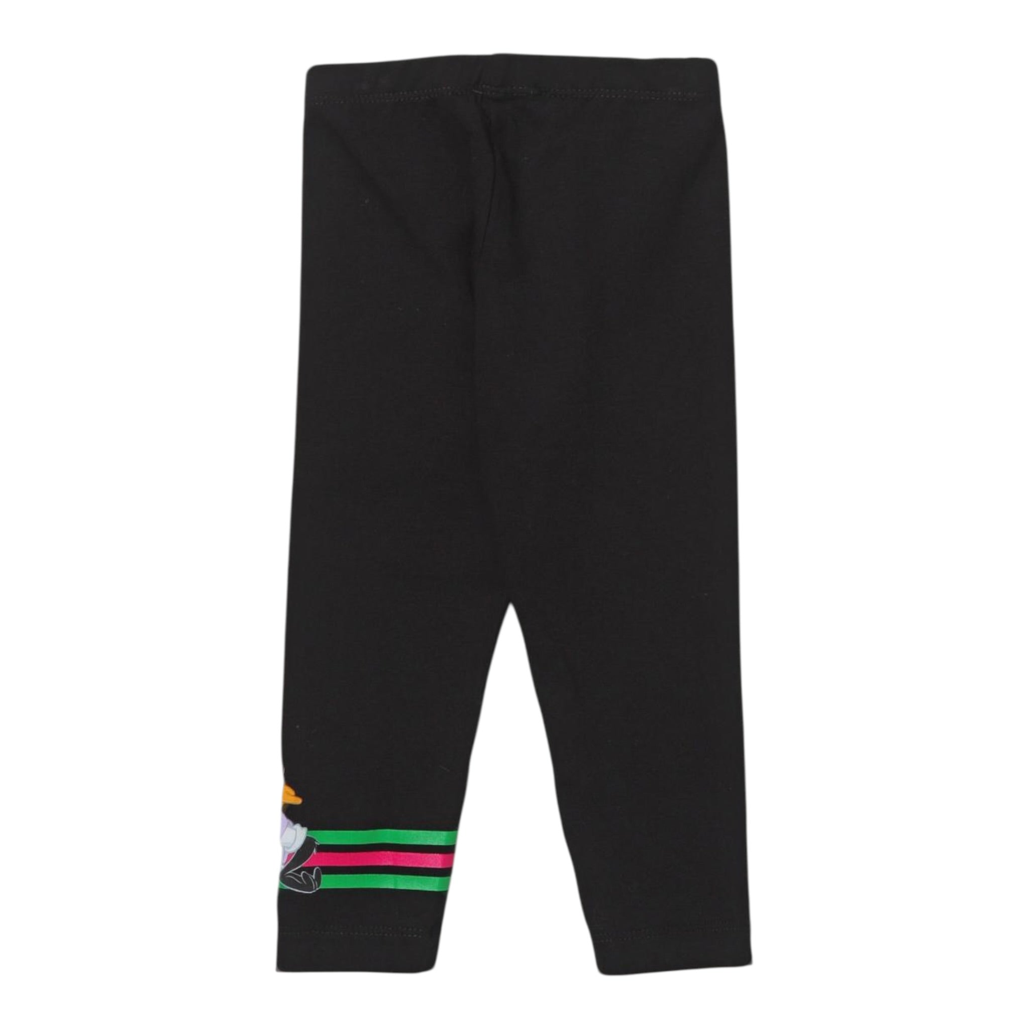 Monnalisa Leggins tinta unita con Stampa Nero per Bambina 11B417 NERO MONNALISA 