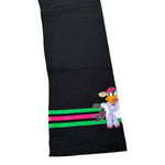 Monnalisa Leggins tinta unita con Stampa Nero per Bambina 11B417 NERO MONNALISA 
