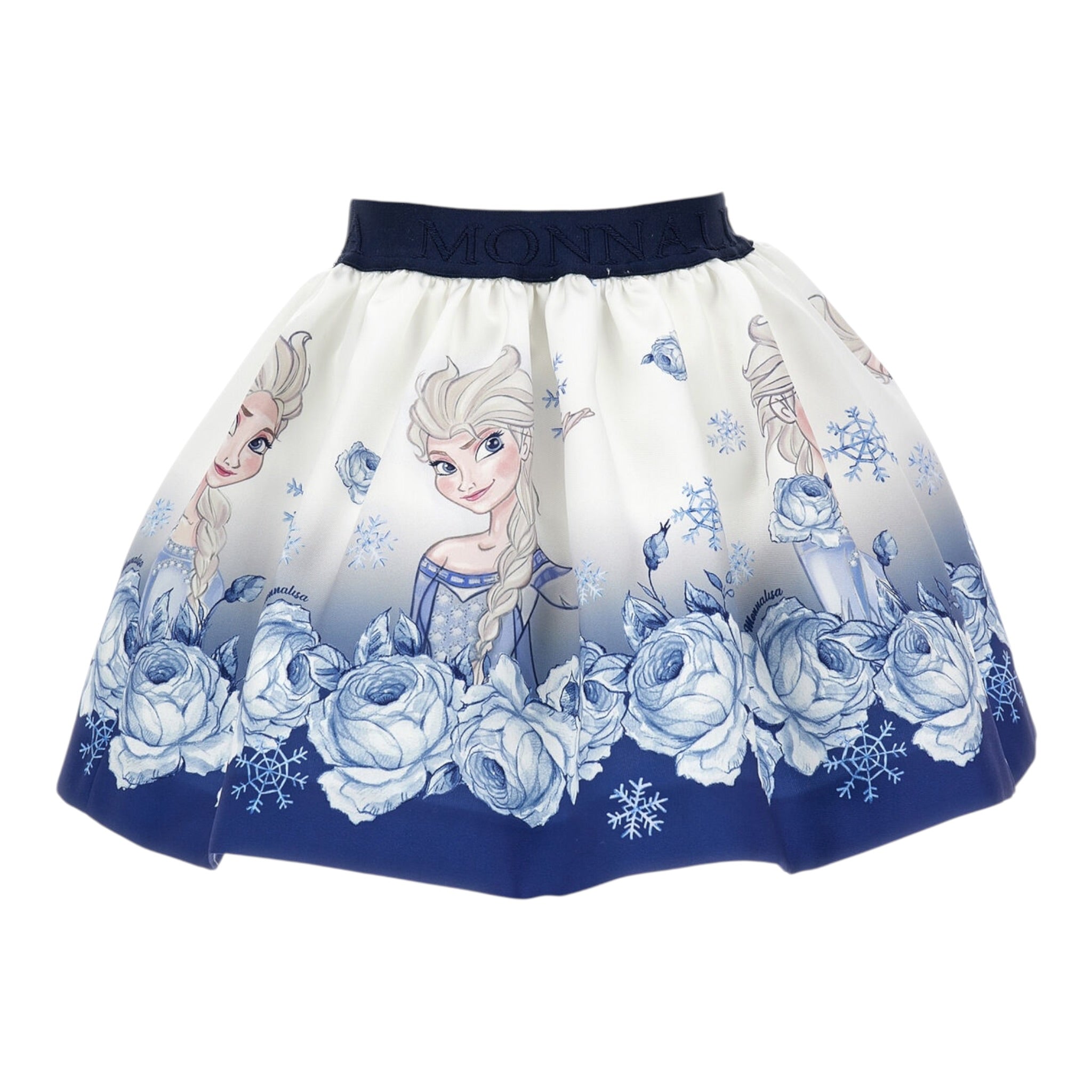 Monnalisa Gonna tinta unita Fantasia Bianco per Bambina 11D706 BIANCO MONNALISA 