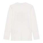 Monnalisa Shirt tinta unita con Stampa Bianco per Bambina 11F627 BIANCO MONNALISA 