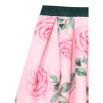 Monnalisa Gonna tinta unita con Stampe Rosa per Bambina 11F710 ROSA MONNALISA 
