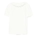 Monnalisa Camicia Mezza Manica tinta unita Bianco per Neonata 17EPAT BIANCO MONNALISA 