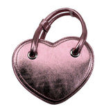 Monnalisa Borsa tinta unita Forma Cuore Rosa per Bambina 17F003 ROSA MONNALISA 