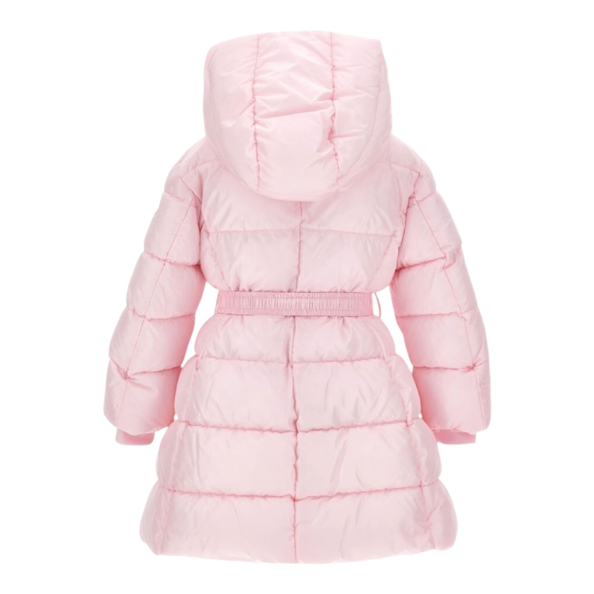 Monnalisa Giubbino tinta unita con Cappuccio Rosa per Bambina 17F101XX ROSA MONNALISA 