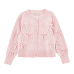 Monnalisa Cardigan tinta unita con Applicazioni Rosa per Bambina 17F801X ROSA MONNALISA 