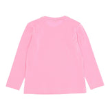 Monnalisa Shirt tinta unita con Stampa Rosa per Bambina 198688SX ROSA MONNALISA 