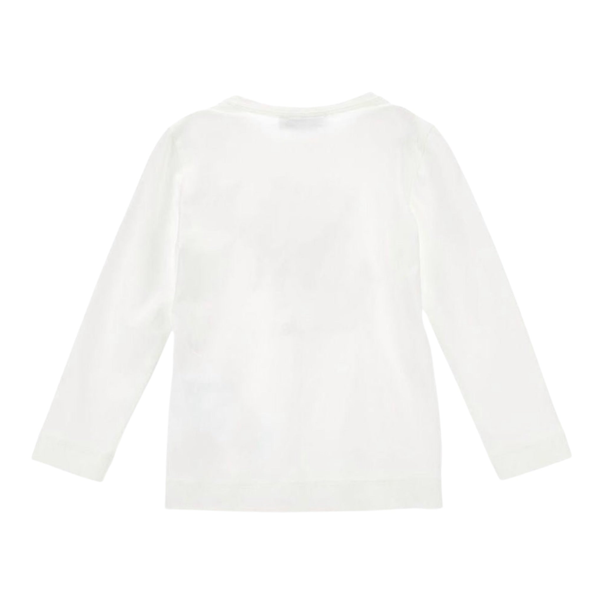 Monnalisa Shirt tinta unita con Stampa Bianco per Neonata 19F602 BIANCO MONNALISA 