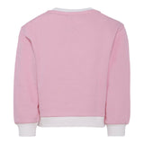 Monnalisa Felpa Bicolore con Stampa Bianco/Rosa per Bambina 19F606XX BIANCO/ROSA MONNALISA 