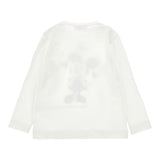 Monnalisa Shirt tinta unita con Stampa Bianco per Bambina 19F608 BIANCO MONNALISA 
