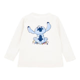 Monnalisa Shirt Girocollo Tinta Unta con Stampa Bianco per Bambina 19F610 BIANCO MONNALISA 