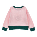 Monnalisa Maglia Girocollo tinta unita con Profili In Contrasto Rosa per Bambina 19F615 ROSA MONNALISA 