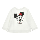 Monnalisa Shirt tinta unita con Stampa Bianco per Bambina 19F631NP BIANCO MONNALISA 