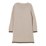Monnalisa Abito In Maglia tinta unita con Brillantini Beige per Bambina 19F916 BEIGE MONNALISA 