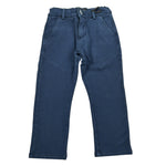 Monnalisa Pantalone tinta unita con Girovita Regolabile Blu per Bambino 252402 BLU MONNALISA 