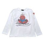 Monnalisa Shirt Girocollo tinta unita con Stampa Bianco per Bambina 254611 BIANCO MONNALISA 
