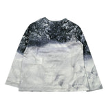 Monnalisa Shirt tinta unita con Stampa Blu per Bambino 256604 BLU MONNALISA 