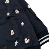 Monnalisa Felpa tinta unita con Zip Cappuccio E Stampa Blu per Bambino 2568028 BLU MONNALISA 