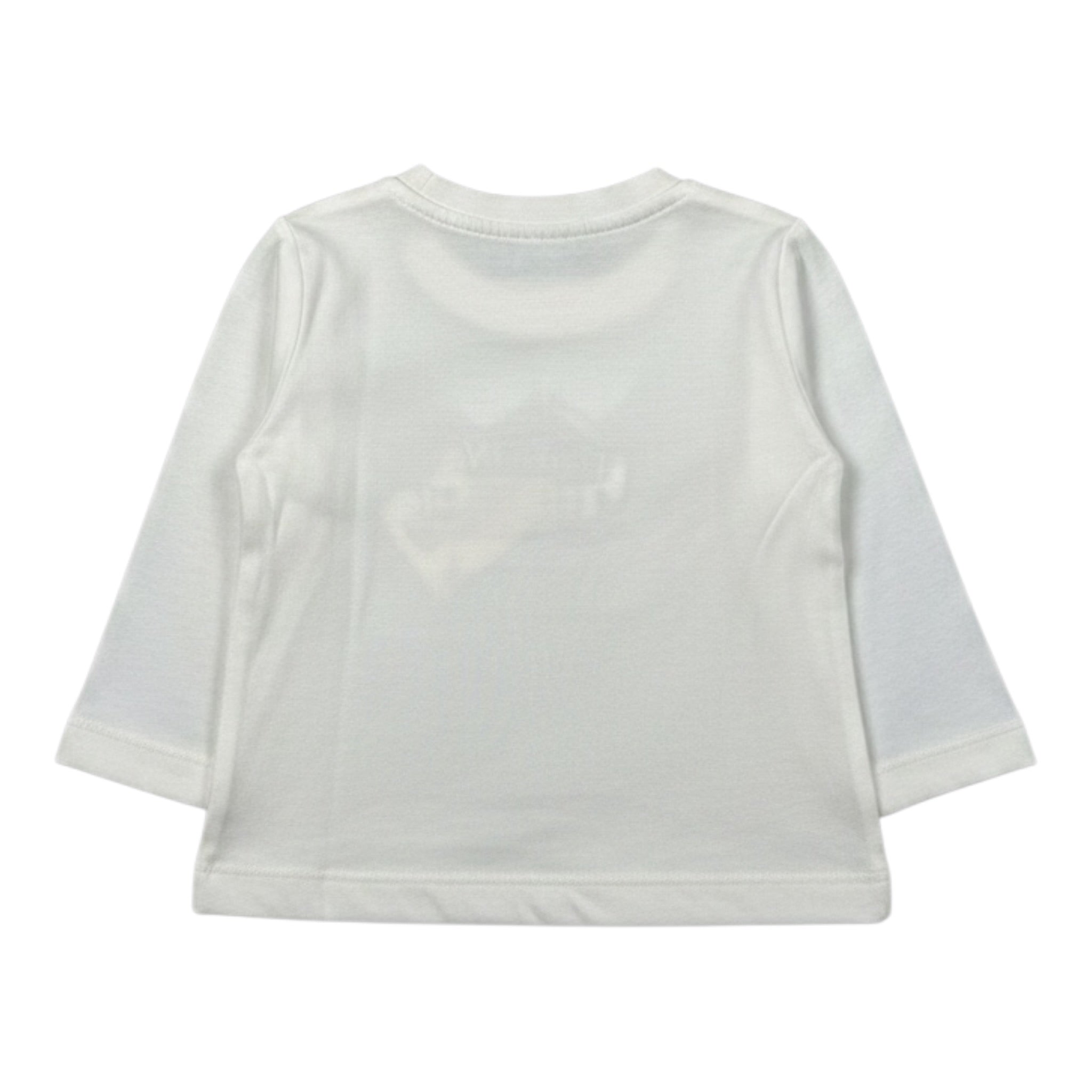Monnalisa Shirt Girocollo tinta unita con Stampe Bianco per Neonata 286603 BIANCO MONNALISA 