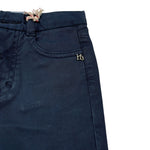 Monnalisa Pantalone tinta unita con Girovita Regolabile Blu per Neonato 288401R1 BLU MONNALISA 