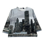 Monnalisa Shirt Stampa Fantasia Grigio per Neonato 288605 GRIGIO MONNALISA 
