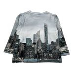 Monnalisa Shirt Stampa Fantasia Grigio per Neonato 288605 GRIGIO MONNALISA 