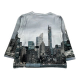 Monnalisa Shirt Stampa Fantasia Grigio per Neonato 288605 GRIGIO MONNALISA 