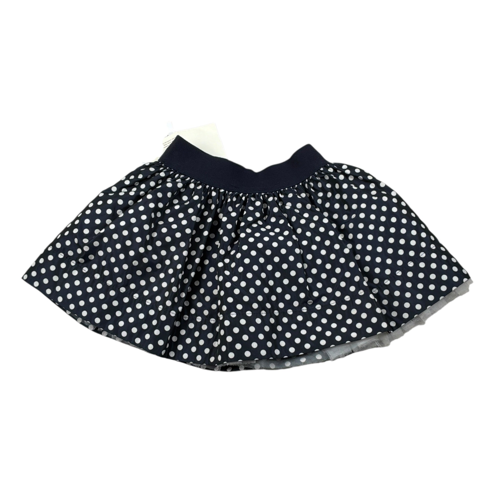 Monnalisa Gonna tinta unita Fantasia A Pois Blu per Neonata 312706 BLU MONNALISA 